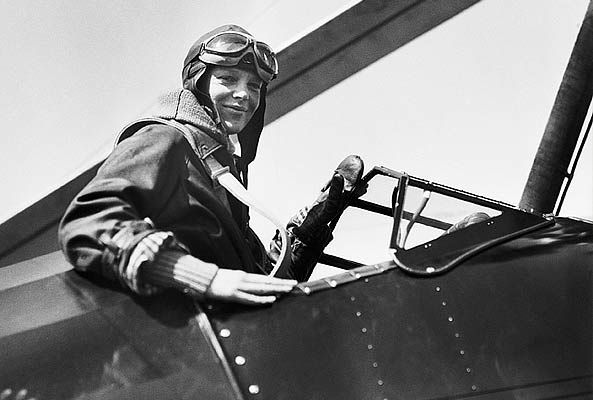 Amelia Earhart / Foto: banco de imagens